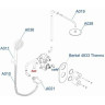 Встраиваемый комплект для душа WASSERKRAFT A16028 THERMO